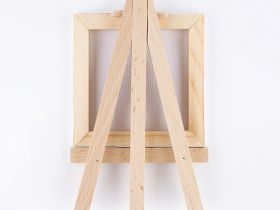 Мини-мольберт Малевичъ с холстом, 7х7 см