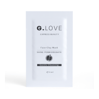 Глиняная энзимная маска для сужения пор G.Love Face Clay Mask Shine Pomegranate - саше 6 мл