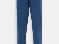 Спортивные брюки зауженного кроя на резинке