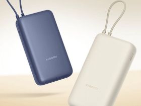 Портативный внешний аккумулятор Xiaomi Mi Power Bank with Cable USB-C 20000 mAh 33W (PB2030Mi) (белый)