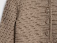 Укороченный кардиган, Бежевый