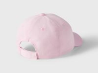 Розовая бейсболка с принтом и вышивкой Hello Kitty для девочки Глория Джинс