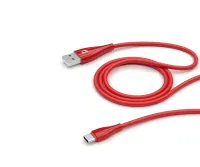 Кабель Smartbuy Flow3D USB/Micro-USB 2.0A 100см (красный)