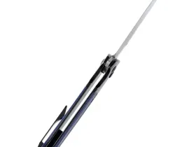 Складной нож Kansept Shikari SBL, сталь Damascus, рукоять титан/G10