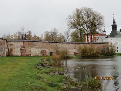 Прясло крепостной стены Ивановского монастыря между Рыболовецкой палаткой и Глухой или Котельной башней
