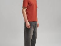 Футболка облегающего кроя из джерси