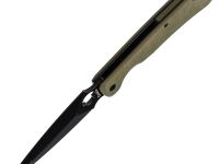 Складной нож Daggerr Arrow Olive DLC, сталь D2, рукоять G10