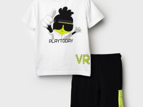 Комплект трикотажный для мальчиков: фуфайка (футболка), шорты