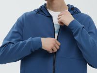 Худи на молнии свободного силуэта