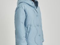 Полупальто утепленное с воротником-стойкой