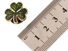 Бусина Mordor "Клевер Shamrock", латунь