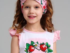 Косынка трикотажная для девочек, 2 шт в комплекте