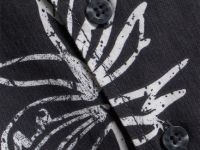 Рубашка с принтом для мальчиков, Серый