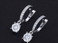 Серьги из белого золота э4712сг06191300