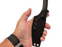 Нож Pocket Wolf Кело, сталь Elmax, рукоять карбон, гравировка соты