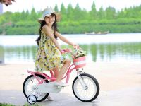 Детский велосипед Royal Baby Little Swan 14, год 2022, цвет Розовый