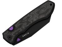 Складной нож Kizer Wharning, сталь S45VN, рукоять алюминий/микарта, черный