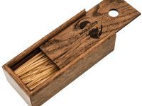 Подарочная коробка для  складных ножей, дуб