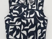 Топ с принтом укороченный