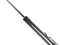 Складной нож Kizer Militaw black сталь Nitro-V, рукоять Black G10/Brown Micarta