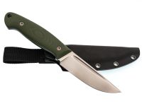 Нож Стрела, сталь D2, рукоять микарта оливковая