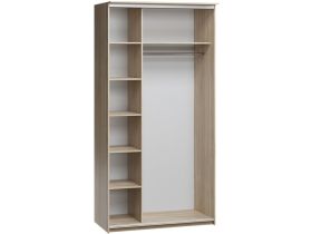 Шкаф-купе Байкал 2-120x240 Дуб Сонома 2 зеркала