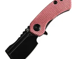 Складной нож Kansept Mini Korvid, сталь 154CM, рукоять микарта, красный