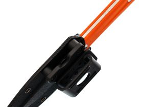 Нож Sanrenmu S611-4, сталь 8Cr13MoV, рукоять G10, оранжевый