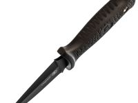 Нож Страж, сталь AUS-8 SW черный, Кизляр