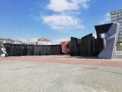 Мемориальный ансамбль с Вечным огнём в честь жителей Хабаровского края, погибших на фронтах Великой Отечественной войны