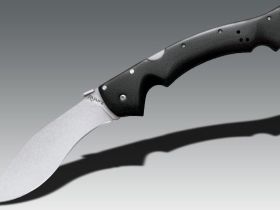 Нож складной Cold Steel Rajah II, сталь Aus-10A, рукоять Griv-Ex, черный