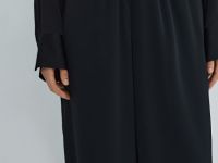 Широкие брюки с эластичным поясом, Черный