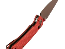 Складной нож Tenable Fenrir, сталь Nitro-V, рукоять алюминий, красный