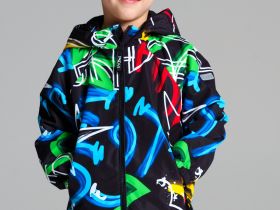 Куртка текстильная с полиуретановым покрытием для мальчиков (ветровка)