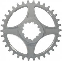 Звезда системы Stronglight для Sram Direct Mount GXP 7075-T6 HT3 (смещение 6 мм) (черный 38 BCD Sram Direct Mount)