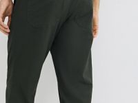 Утеплённые брюки со стопперами, Зеленый