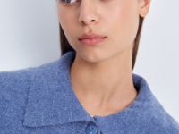 Кардиган свободного силуэта с отложным воротником