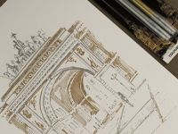 Набор ручек гелевых "Сонет" 0,5 мм, 2 штуки (серебро, золото)