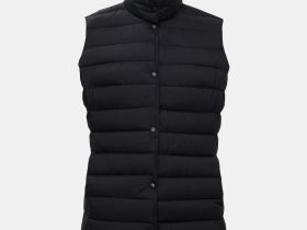 Утепленный жилет приталенного силуэта