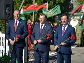 В Беларуси открыли мемориальный знак в память о воинах-якутянах