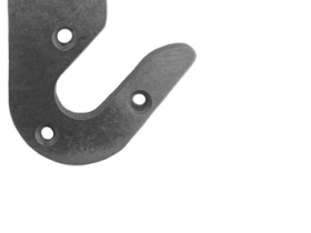 Держатель заднего переключателя "петух" Meta №110 фрезерованный (серебристый)