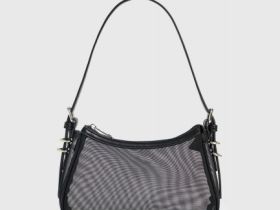 Сумка из сетки для девочек, Черный