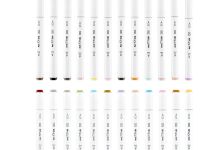 Набор маркеров для скетчинга MESHU 24 цв, пастельные цвета