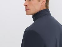 Утеплённая куртка с воротником-стойкой, Синий