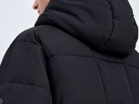 Утепленная куртка свободного силуэта