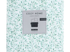 Пододеяльник Foglio, зеленый