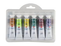 Набор акварели "Белые Ночи" Лесной пейзаж, 6 туб x10 мл, пластиковый коррекс