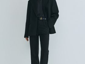 Блузка из сатина, Черный