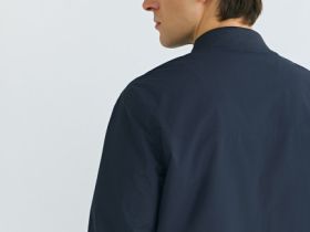 Бомбер на молнии, Синий