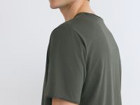 Футболка с необработанным краем, Зеленый